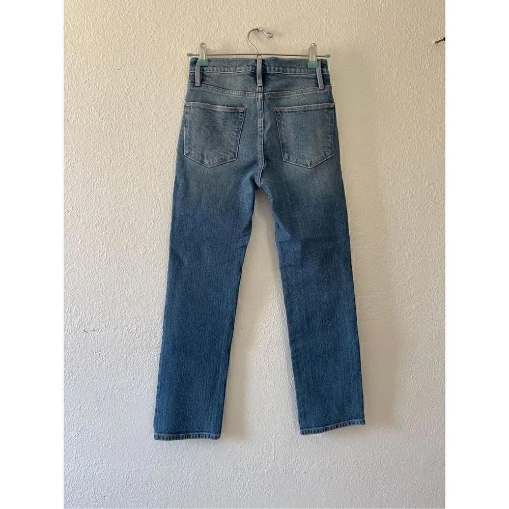 Frame le high straight jeans size 27
